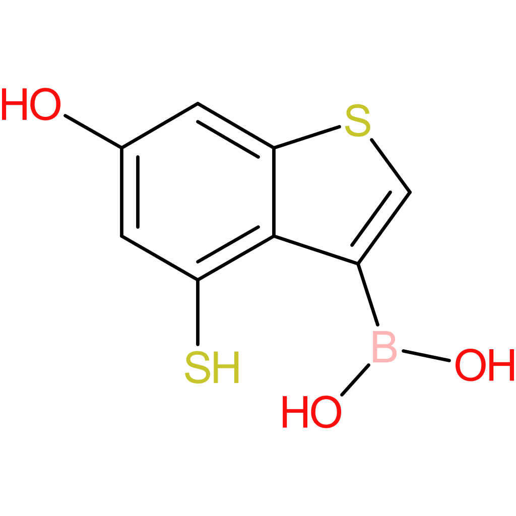 (6-hydroxy-4-sulfanyl-1-benzothiophen-3-yl)boronic acid