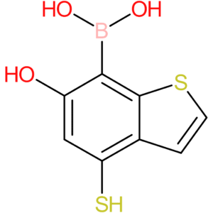 (6-hydroxy-4-sulfanyl-1-benzothiophen-7-yl)boronic acid