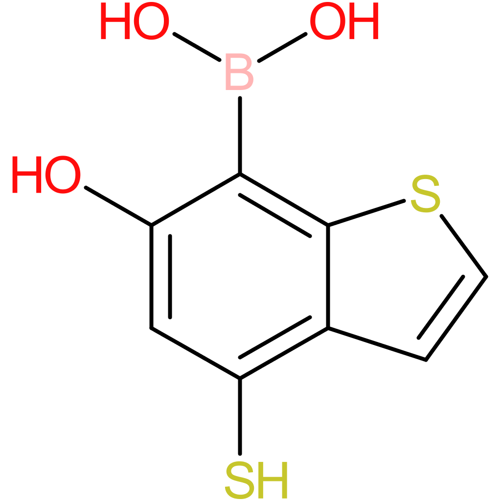 (6-hydroxy-4-sulfanyl-1-benzothiophen-7-yl)boronic acid