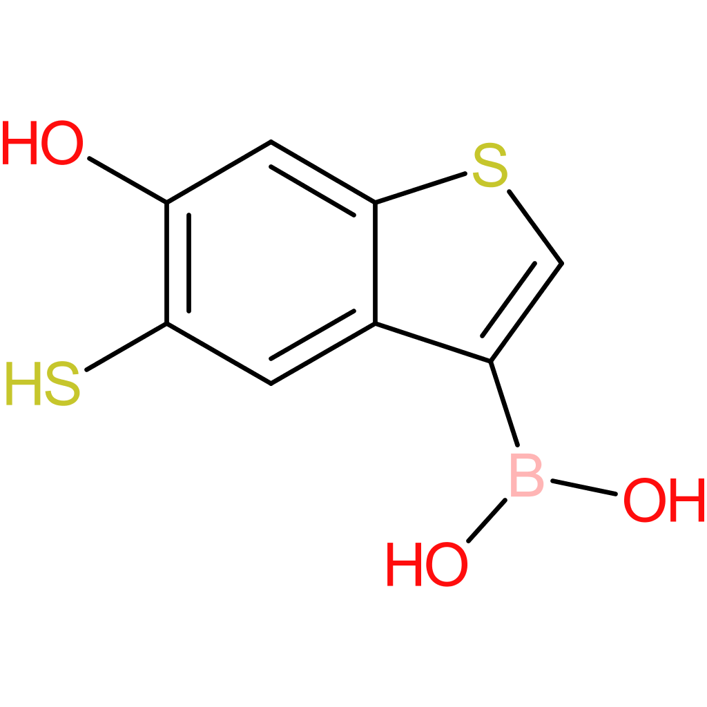 (6-hydroxy-5-sulfanyl-1-benzothiophen-3-yl)boronic acid