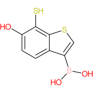 (6-hydroxy-7-sulfanyl-1-benzothiophen-3-yl)boronic acid