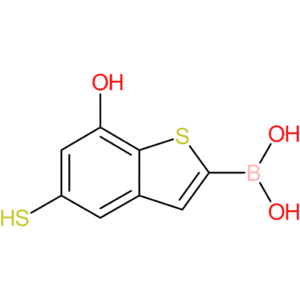 7-hydroxy-5-mercaptobenzothiophene-2-boronic acid
