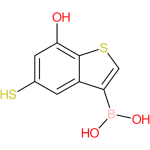 (7-hydroxy-5-sulfanyl-1-benzothiophen-3-yl)boronic acid