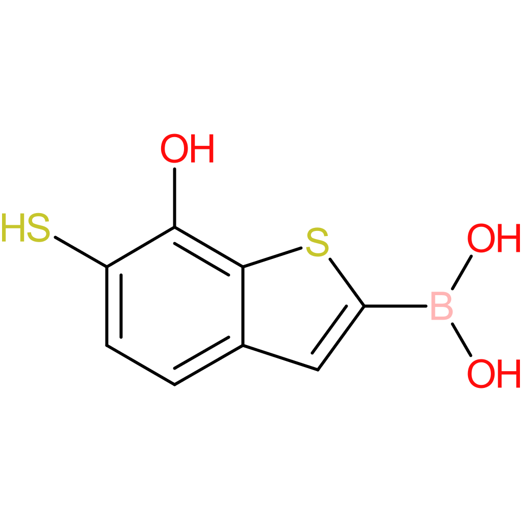 (7-hydroxy-6-sulfanyl-1-benzothiophen-2-yl)boronic acid