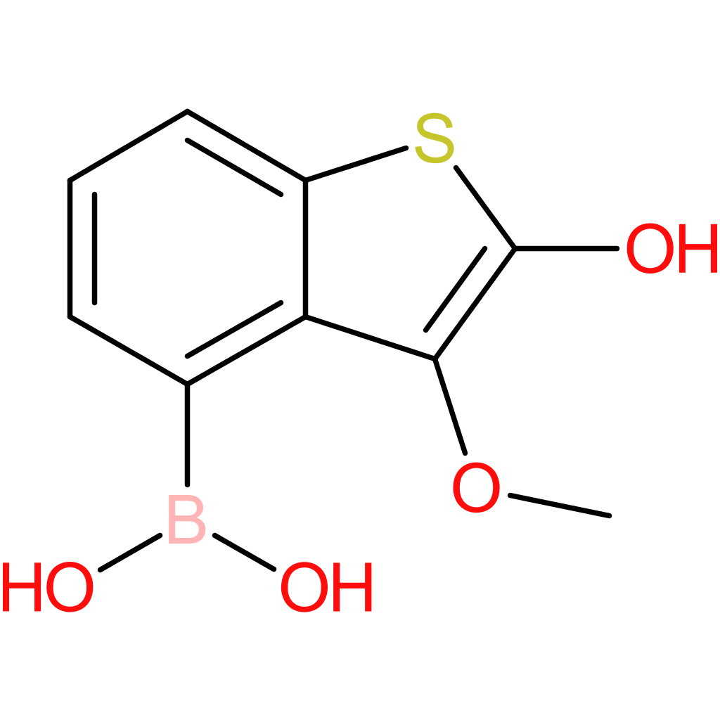 2-hydroxy-3-methoxybenzothiophene-4-boronic acid