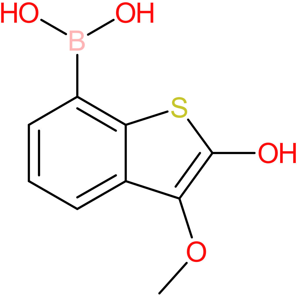 2-hydroxy-3-methoxybenzothiophene-7-boronic acid