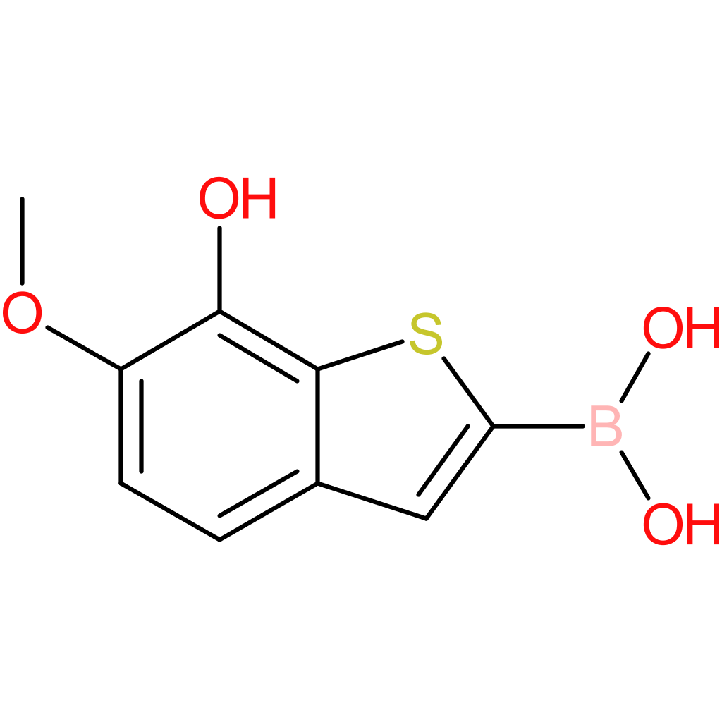 7-hydroxy-6-methoxybenzothiophene-2-boronic acid