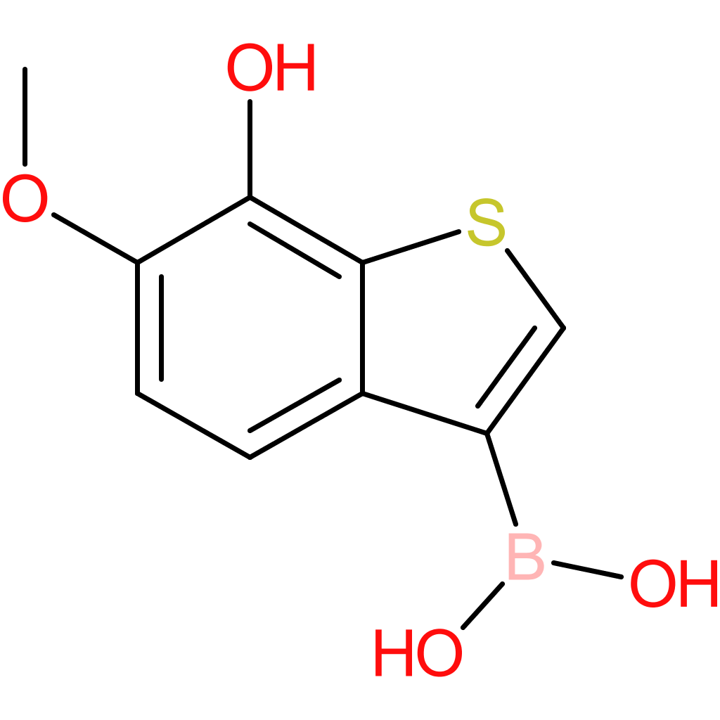 7-hydroxy-6-methoxybenzothiophene-3-boronic acid