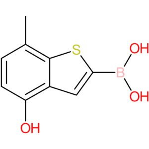 (4-hydroxy-7-methyl-1-benzothiophen-2-yl)boronic acid
