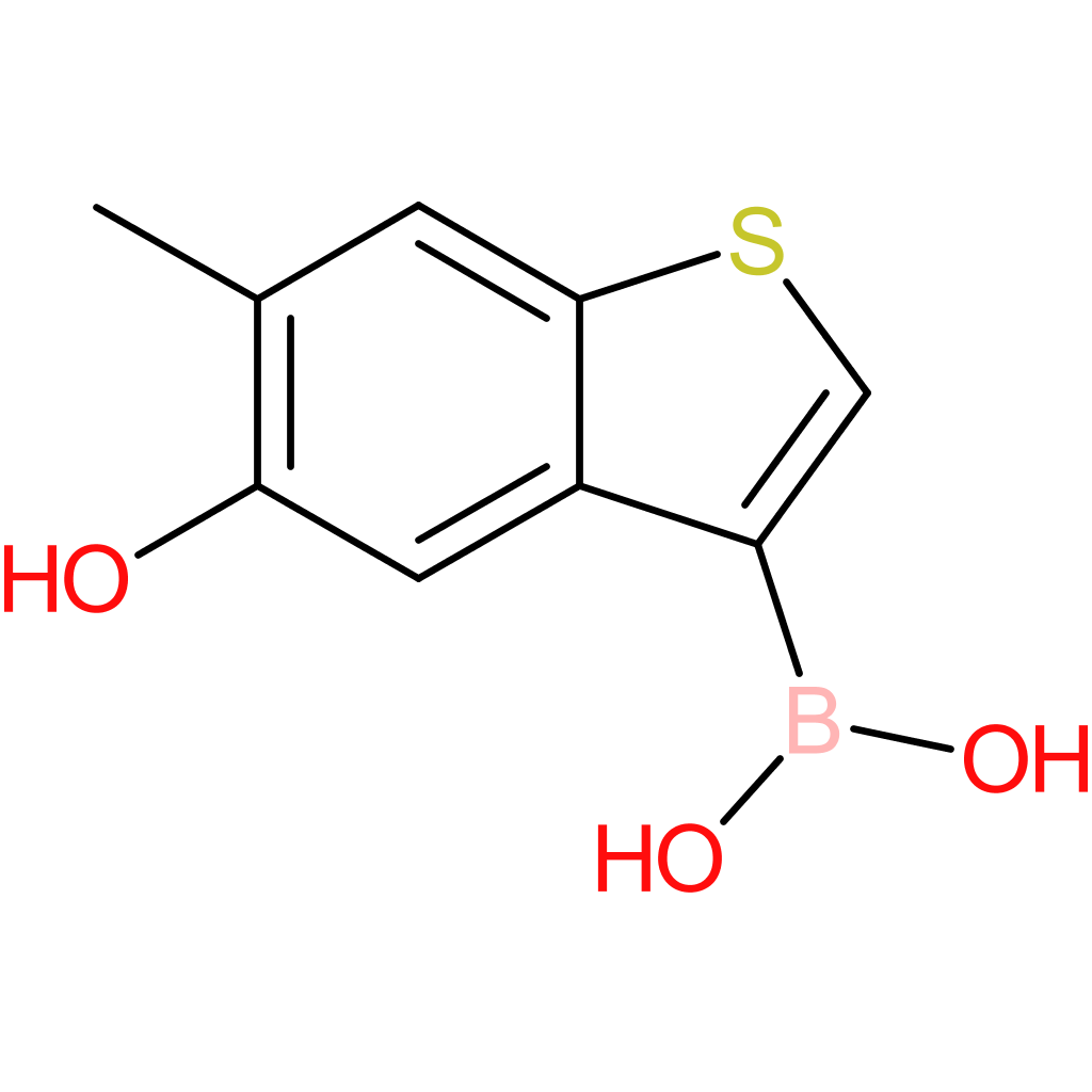 (5-hydroxy-6-methyl-1-benzothiophen-3-yl)boronic acid