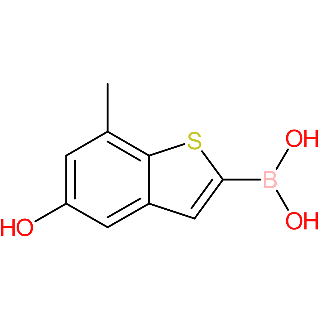 (5-hydroxy-7-methyl-1-benzothiophen-2-yl)boronic acid