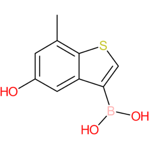 (5-hydroxy-7-methyl-1-benzothiophen-3-yl)boronic acid