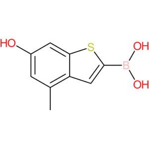 (6-hydroxy-4-methyl-1-benzothiophen-2-yl)boronic acid