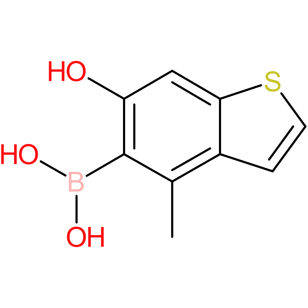 (6-hydroxy-4-methyl-1-benzothiophen-5-yl)boronic acid