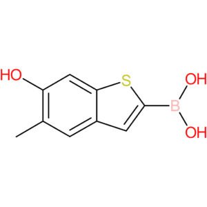 (6-hydroxy-5-methyl-1-benzothiophen-2-yl)boronic acid