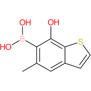 (7-hydroxy-5-methyl-1-benzothiophen-6-yl)boronic acid