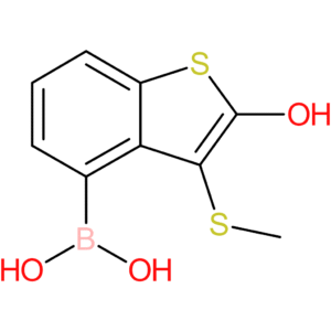2-hydroxy-3-(methylthio)benzothiophene-4-boronic acid