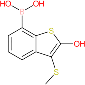 2-hydroxy-3-(methylthio)benzothiophene-7-boronic acid