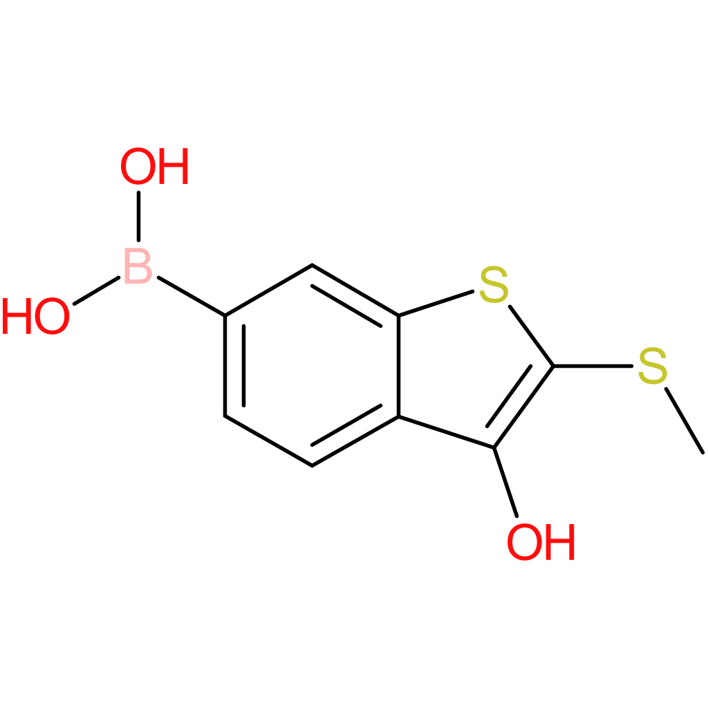 3-hydroxy-2-(methylthio)benzothiophene-6-boronic acid
