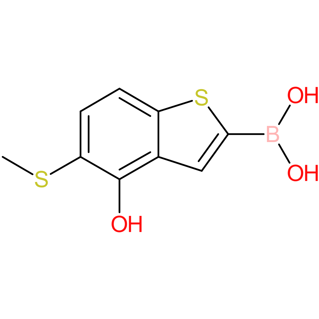 4-hydroxy-5-(methylthio)benzothiophene-2-boronic acid