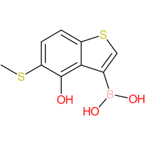4-hydroxy-5-(methylthio)benzothiophene-3-boronic acid