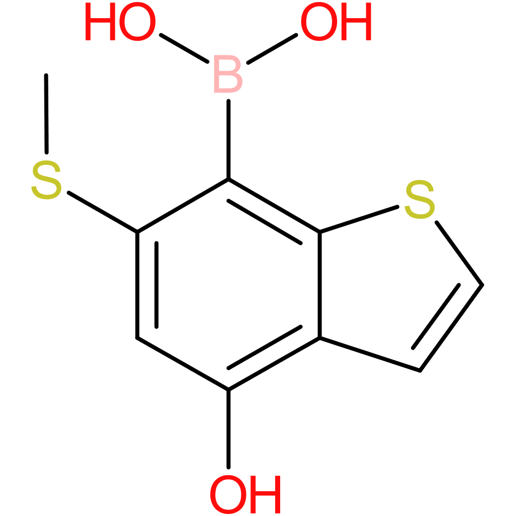 4-hydroxy-6-(methylthio)benzothiophene-7-boronic acid