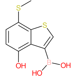 4-hydroxy-7-(methylthio)benzothiophene-3-boronic acid