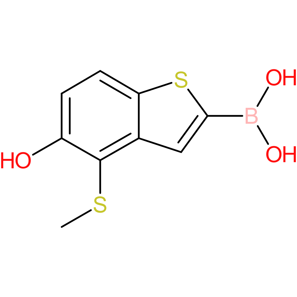 5-hydroxy-4-(methylthio)benzothiophene-2-boronic acid