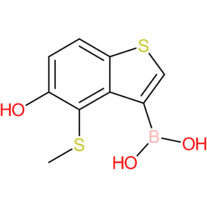 5-hydroxy-4-(methylthio)benzothiophene-3-boronic acid