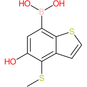 5-hydroxy-4-(methylthio)benzothiophene-7-boronic acid