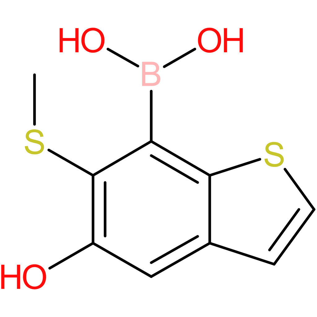 5-hydroxy-6-(methylthio)benzothiophene-7-boronic acid