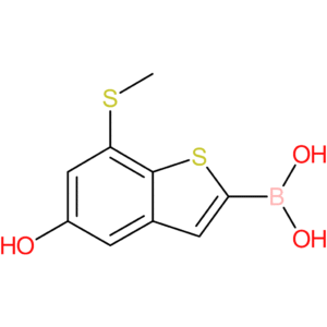 5-hydroxy-7-(methylthio)benzothiophene-2-boronic acid