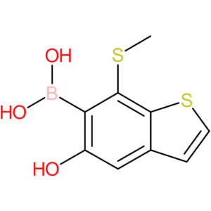 5-hydroxy-7-(methylthio)benzothiophene-6-boronic acid