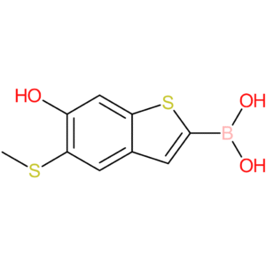 6-hydroxy-5-(methylthio)benzothiophene-2-boronic acid