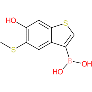 6-hydroxy-5-(methylthio)benzothiophene-3-boronic acid