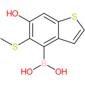 6-hydroxy-5-(methylthio)benzothiophene-4-boronic acid