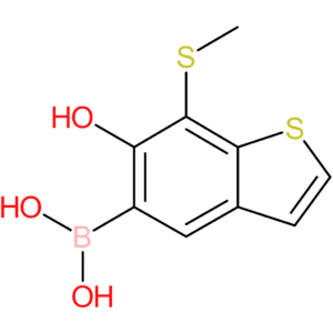 6-hydroxy-7-(methylthio)benzothiophene-5-boronic acid