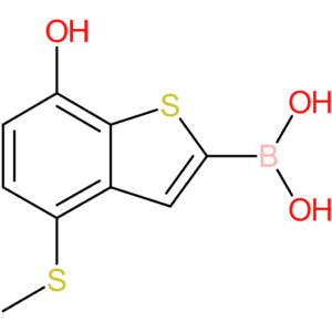 7-hydroxy-4-(methylthio)benzothiophene-2-boronic acid