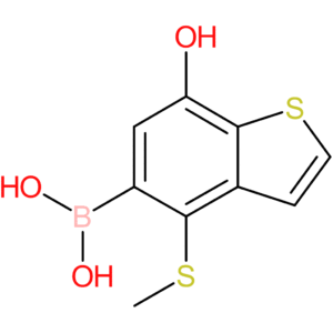 7-hydroxy-4-(methylthio)benzothiophene-5-boronic acid