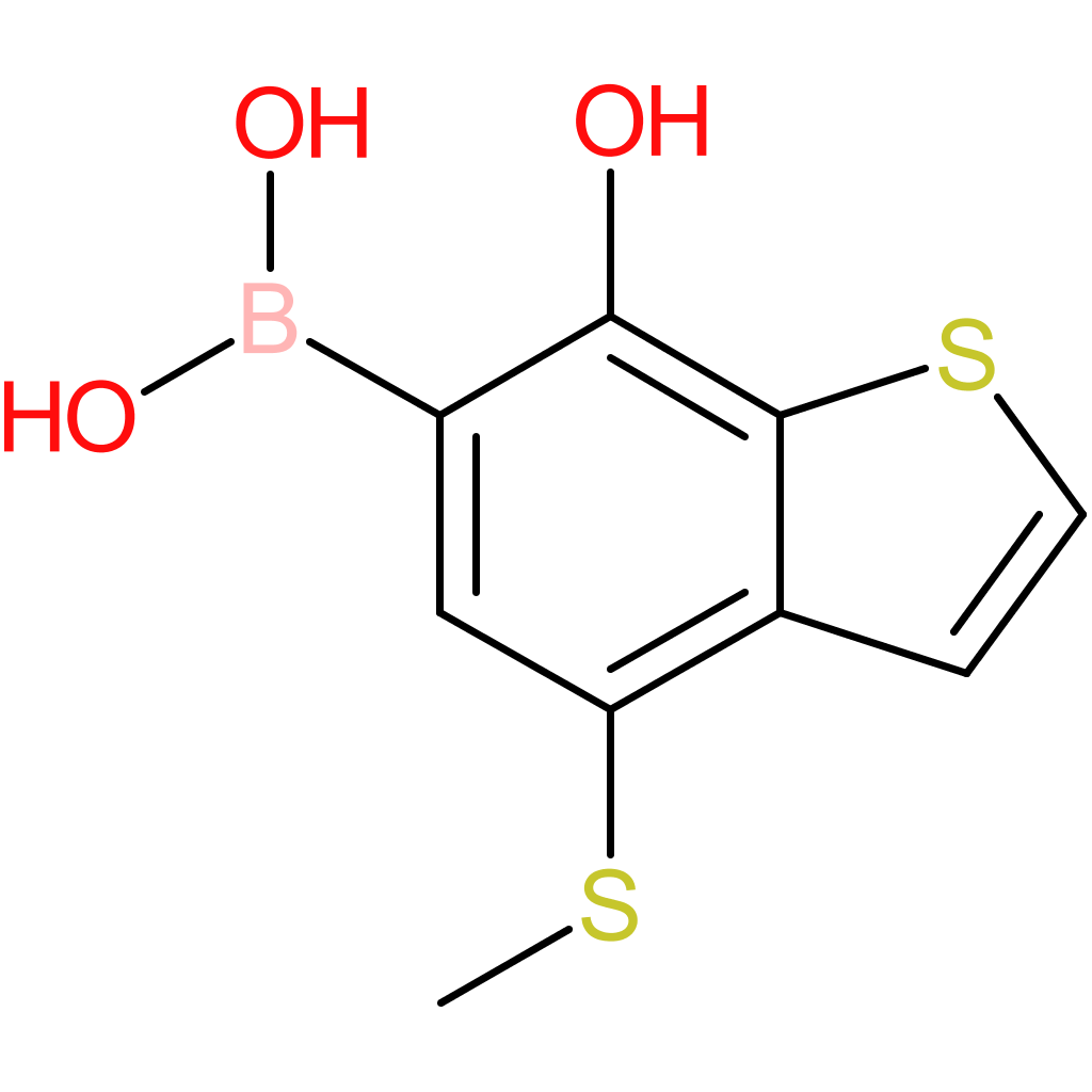 7-hydroxy-4-(methylthio)benzothiophene-6-boronic acid