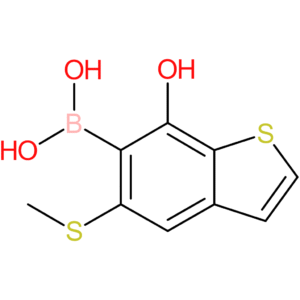 7-hydroxy-5-(methylthio)benzothiophene-6-boronic acid