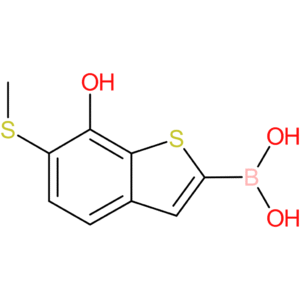 7-hydroxy-6-(methylthio)benzothiophene-2-boronic acid