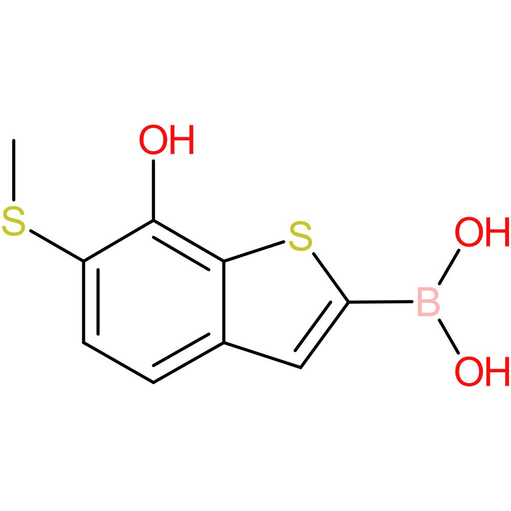 7-hydroxy-6-(methylthio)benzothiophene-2-boronic acid