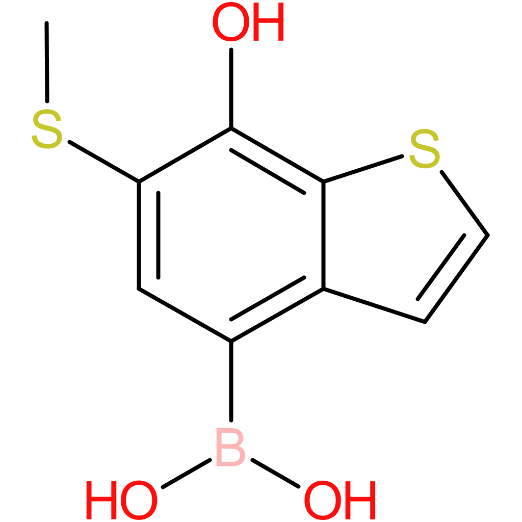 7-hydroxy-6-(methylthio)benzothiophene-4-boronic acid