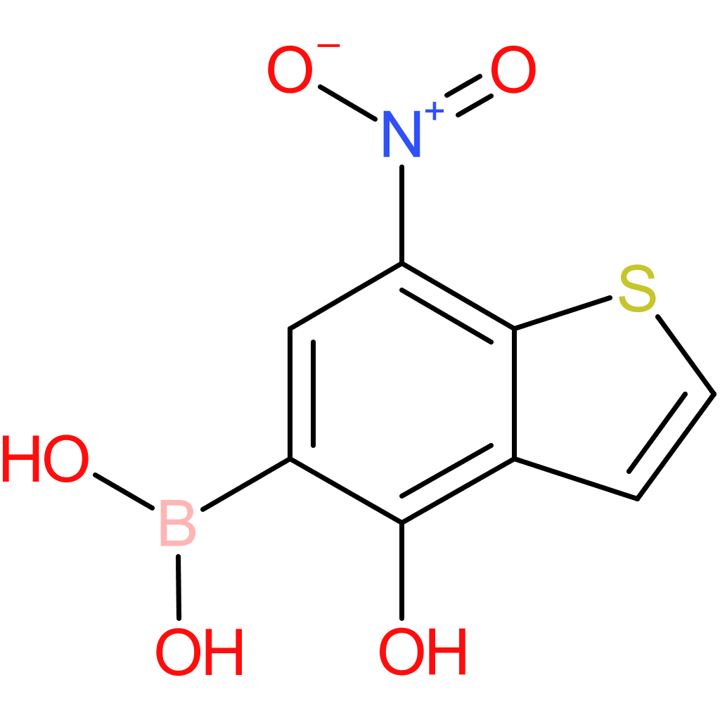 4-hydroxy-7-nitrobenzothiophene-5-boronic acid