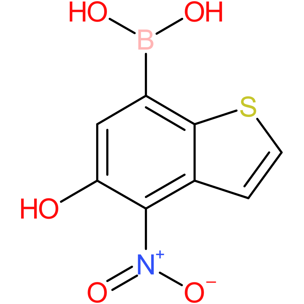 5-hydroxy-4-nitrobenzothiophene-7-boronic acid