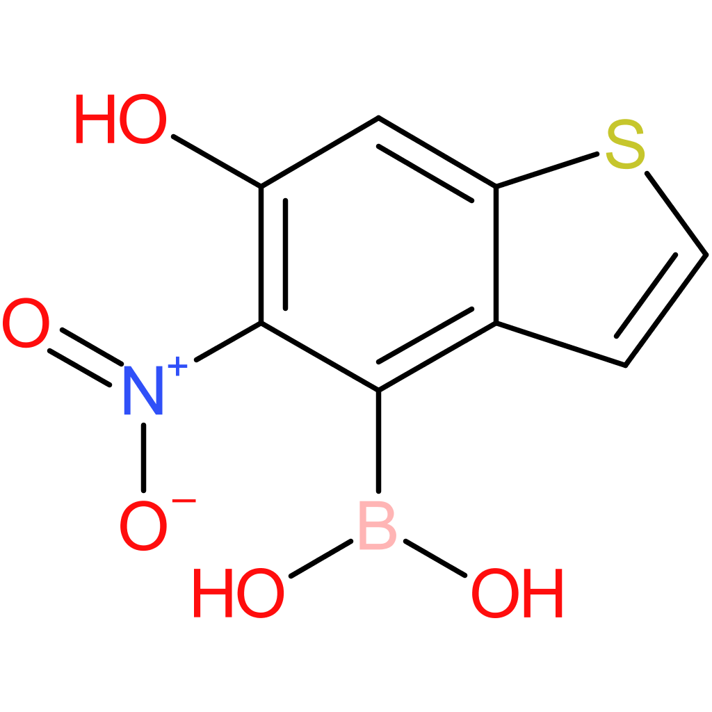 6-hydroxy-5-nitrobenzothiophene-4-boronic acid
