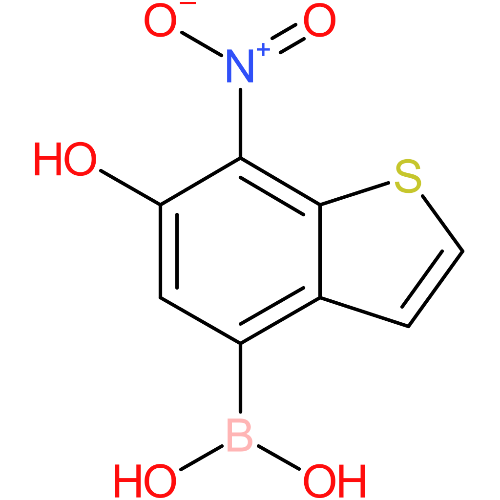 6-hydroxy-7-nitrobenzothiophene-4-boronic acid