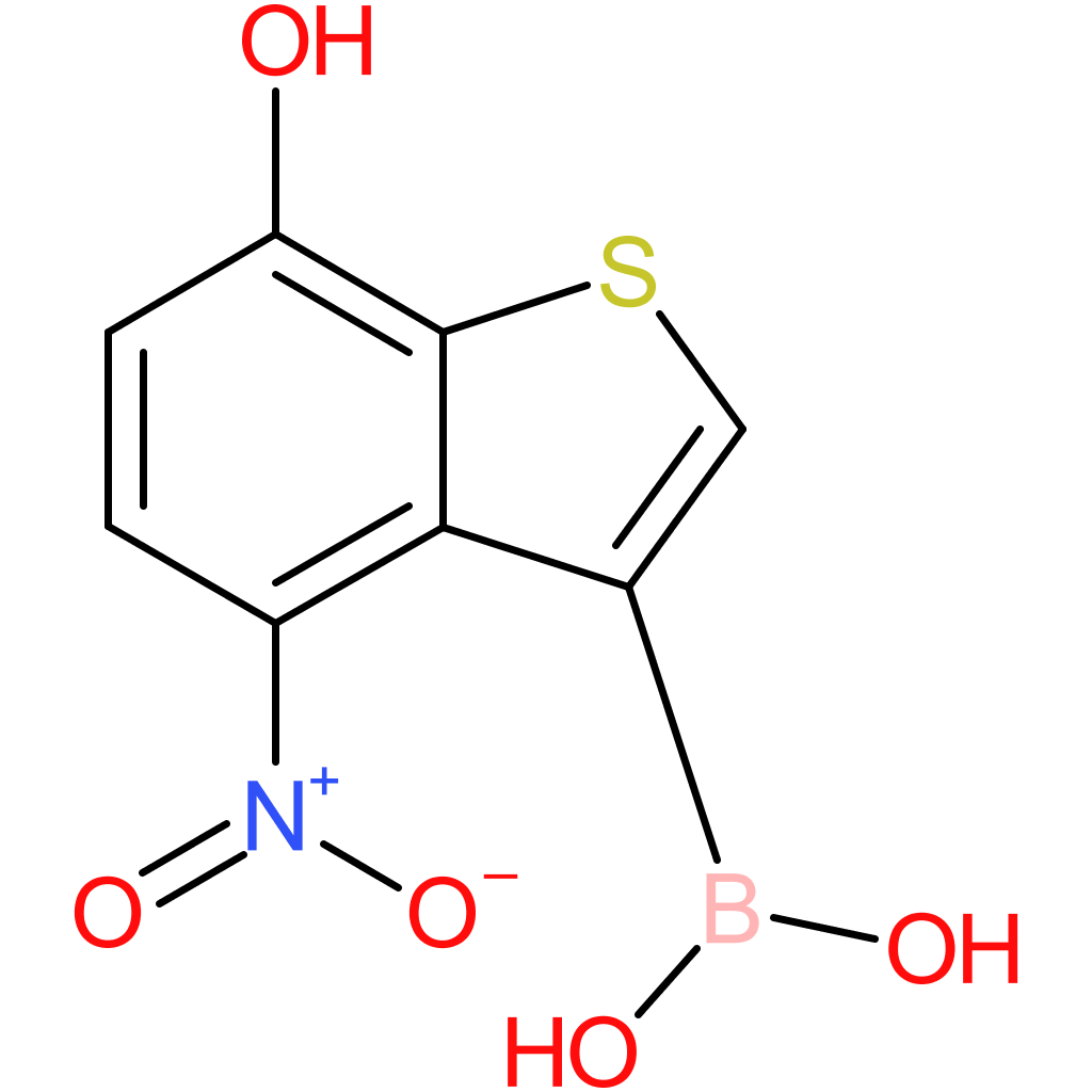 7-hydroxy-4-nitrobenzothiophene-3-boronic acid