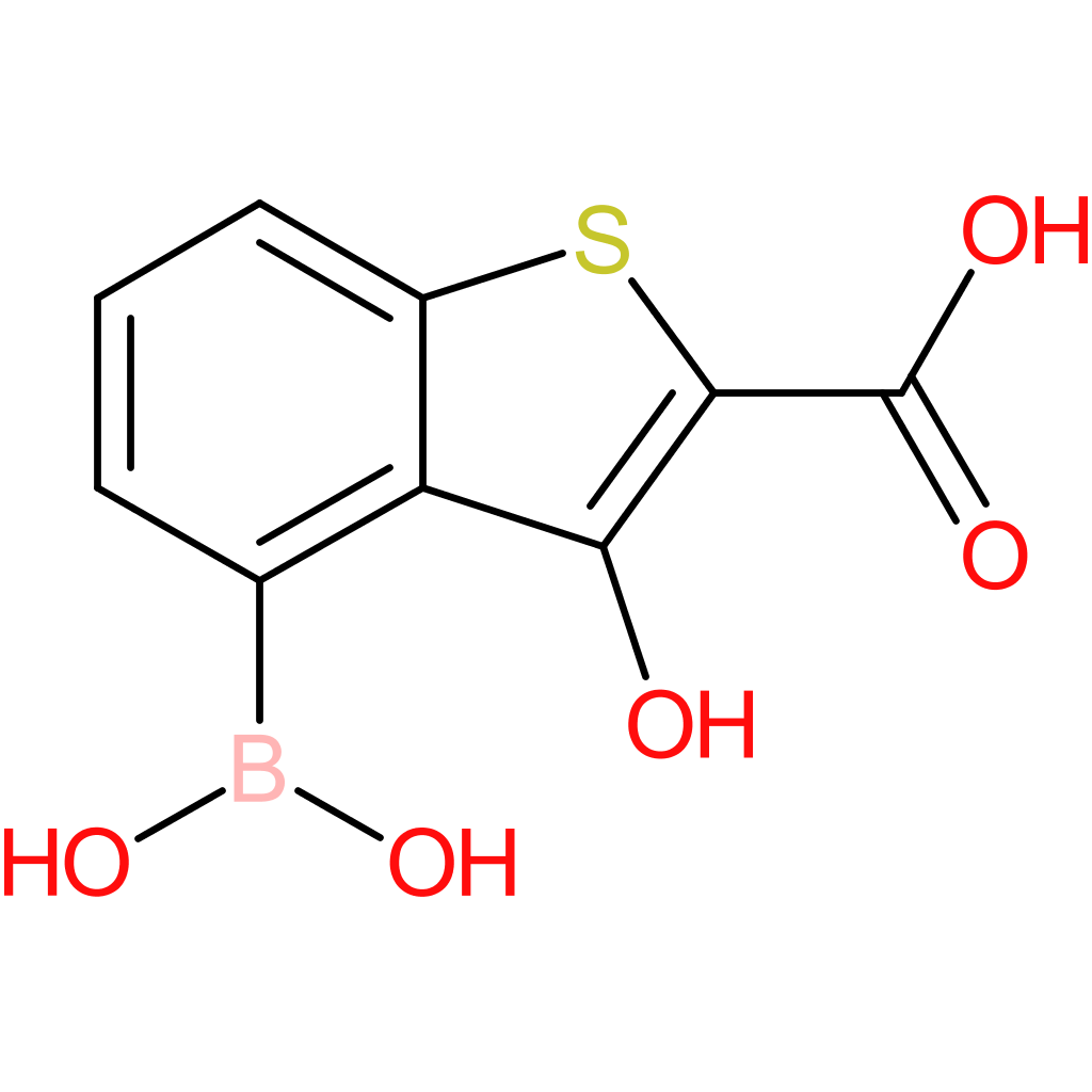2-carboxy-3-hydroxybenzothiophene-4-boronic acid